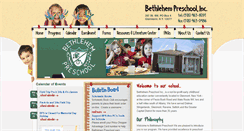Desktop Screenshot of bethlehempreschool.com